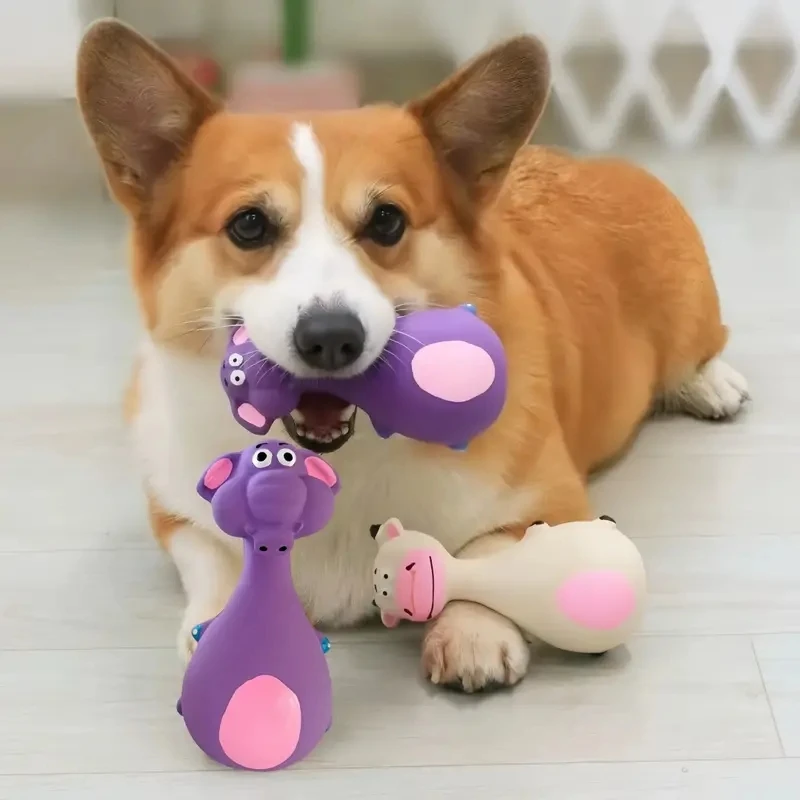Soft Rubber Squeaky Dog Toy - Image 2