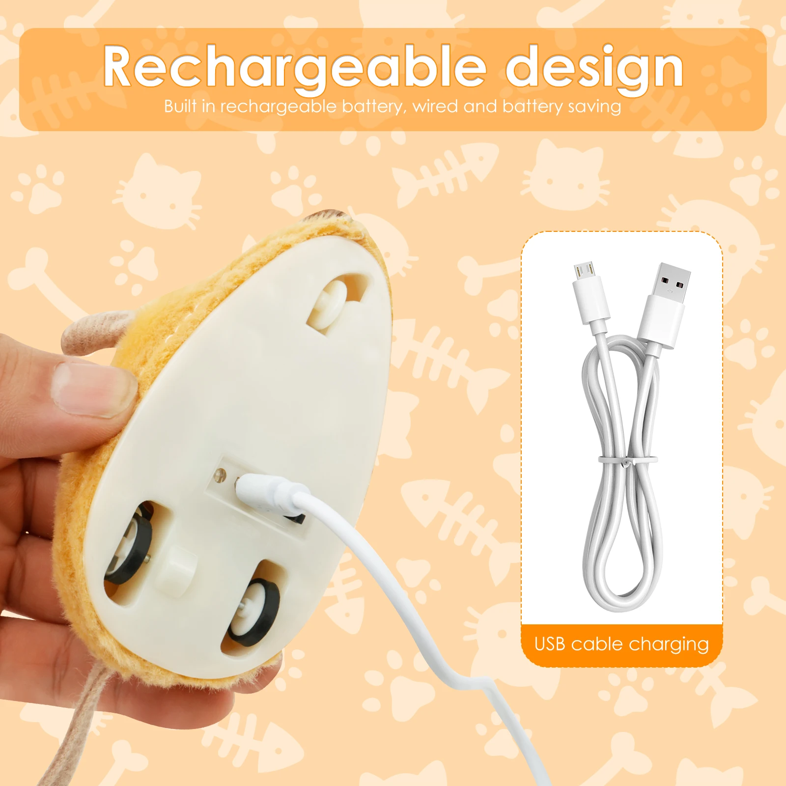 LED Electric Cat Mouse Toy - Image 2