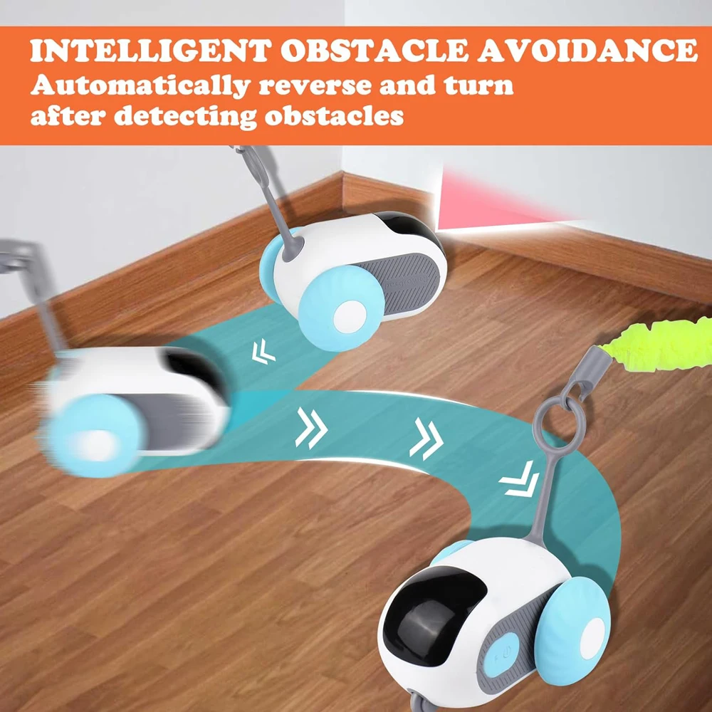 Smart Cat Toy Car – Automatic & Remote Controlled Interactive Toy for Cats and Dogs - Image 3