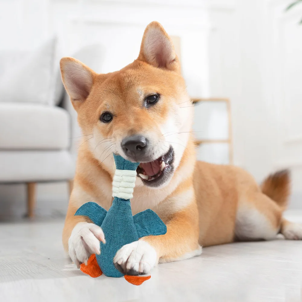 Bite-Resistant Dog Plush Toy - Image 4