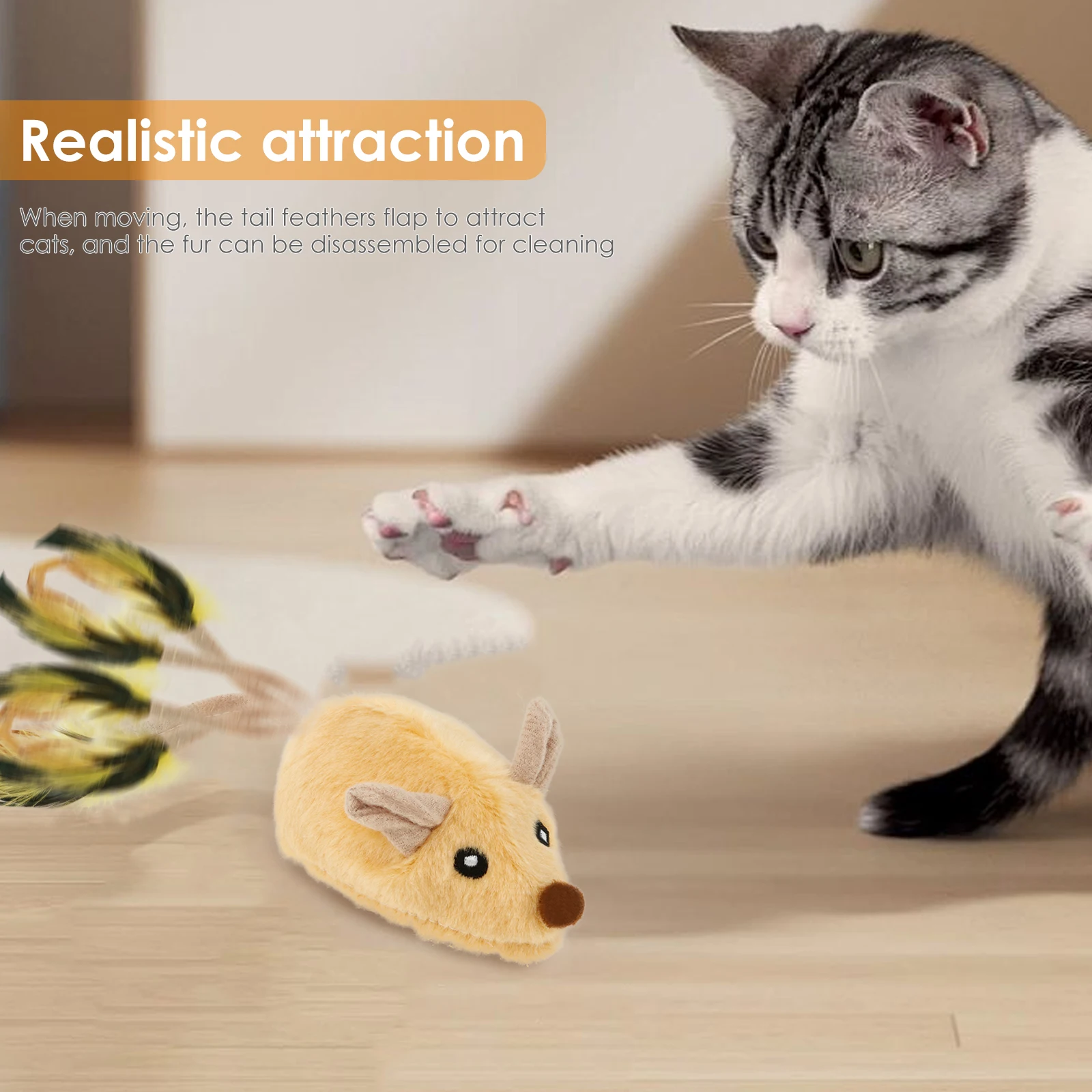 LED Electric Cat Mouse Toy - Image 4