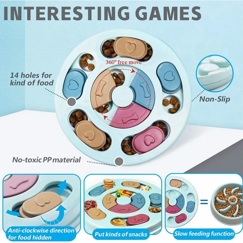 Dog Food Hiding Bowl – Interactive Slow Feeder & Educational Toy - Image 4