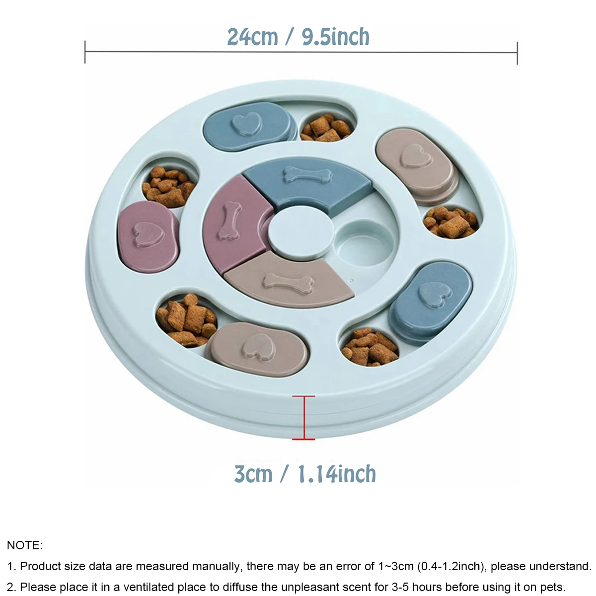 Dog Food Hiding Bowl – Interactive Slow Feeder & Educational Toy - Image 3